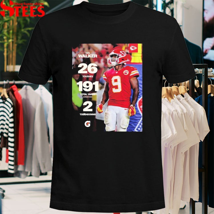 Kenneth Walker Kansas City Chiefs K9’s Kingdom Debut Game 2026 Stats T-shirts