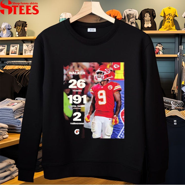 Kenneth Walker Kansas City Chiefs K9’s Kingdom Debut Game 2026 Stats T-shirts