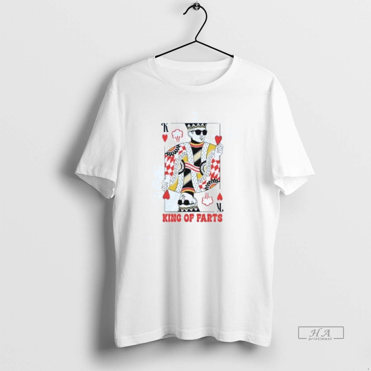 Official King Of Farts Playing Card T-Shirts, Hoodie, Sweatshirt | PureTeeCo.com