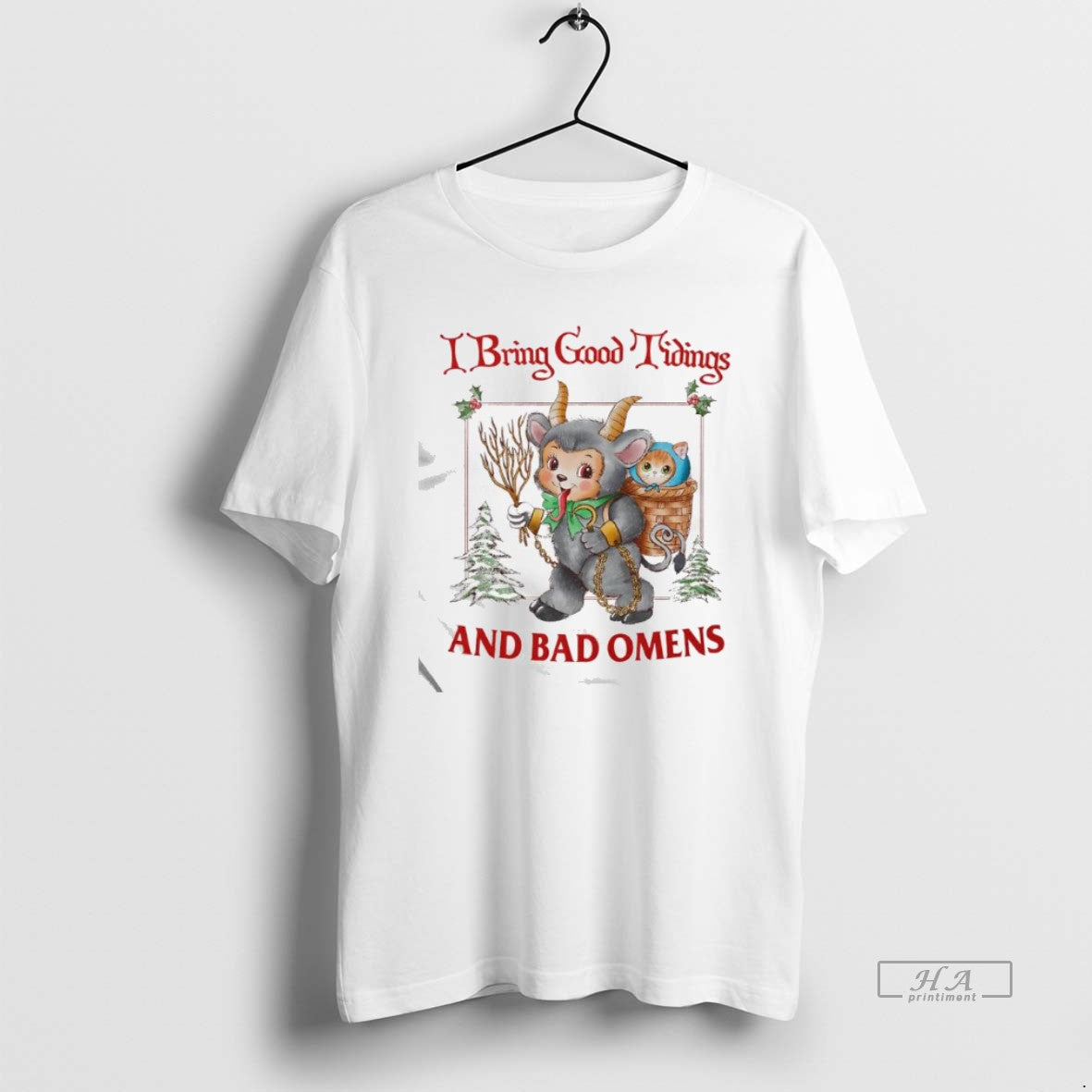 Official Krampus Alpine Folklore I Bring Good Tidings And Bad Omens T-Shirts, Hoodie, Sweatshirt | PureTeeCo.com