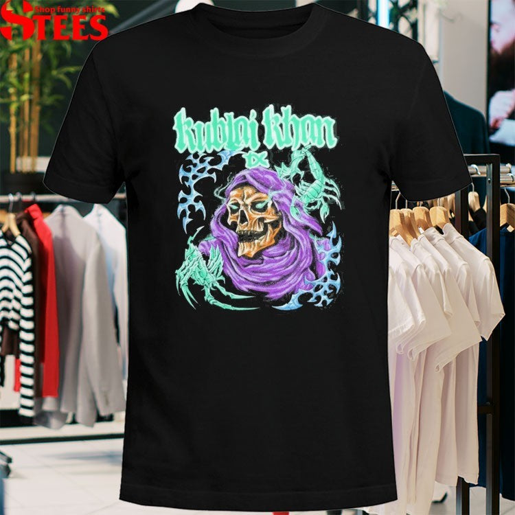 Kublai Khan Tx Teal Logo T-Shirt