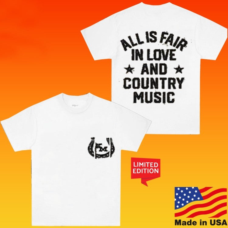Kylie Morgan All Is Fair In Love And Country Music Camo T-Shirts