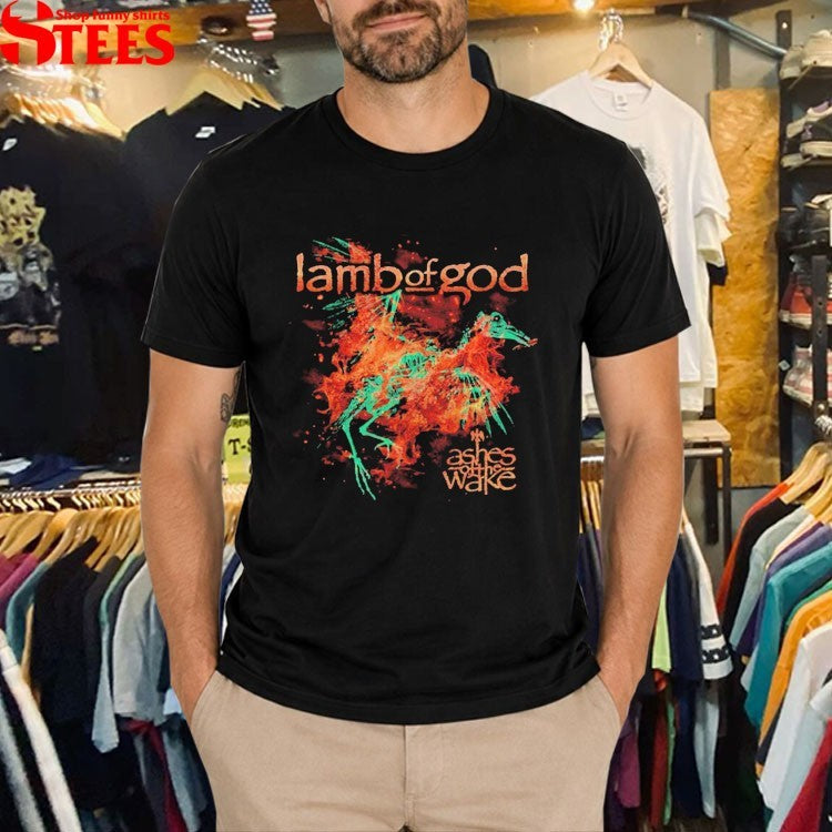 Lamb Of God Fire Bone And Ashes T-shirts