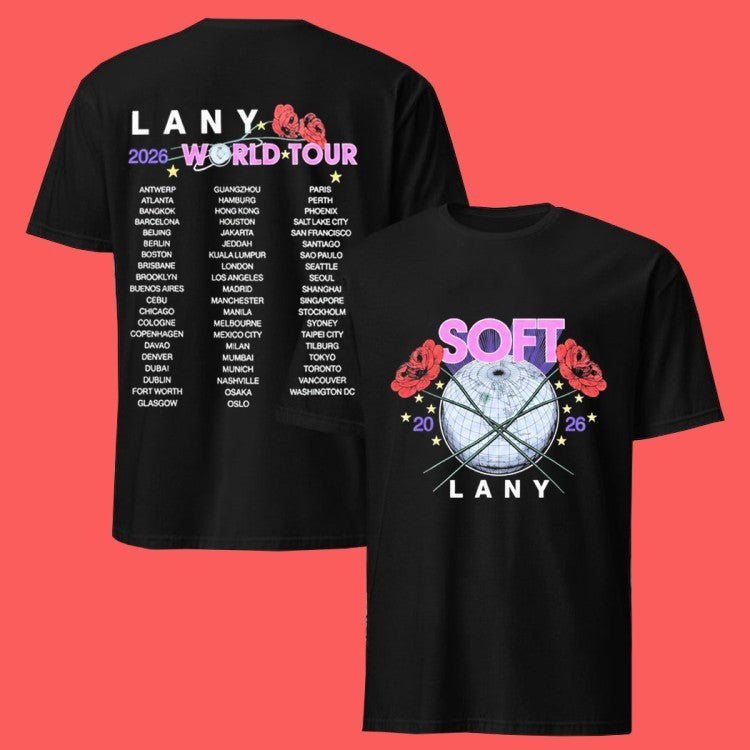 Lany Soft World Tour 2026 T-shirts
