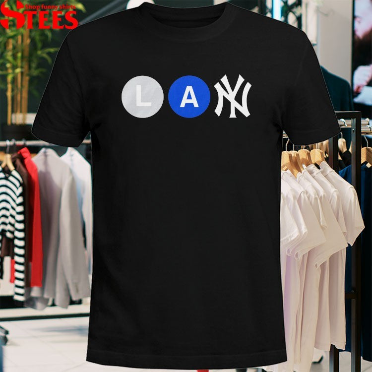 Lany x New York Yankees L Train, A Train T-shirts