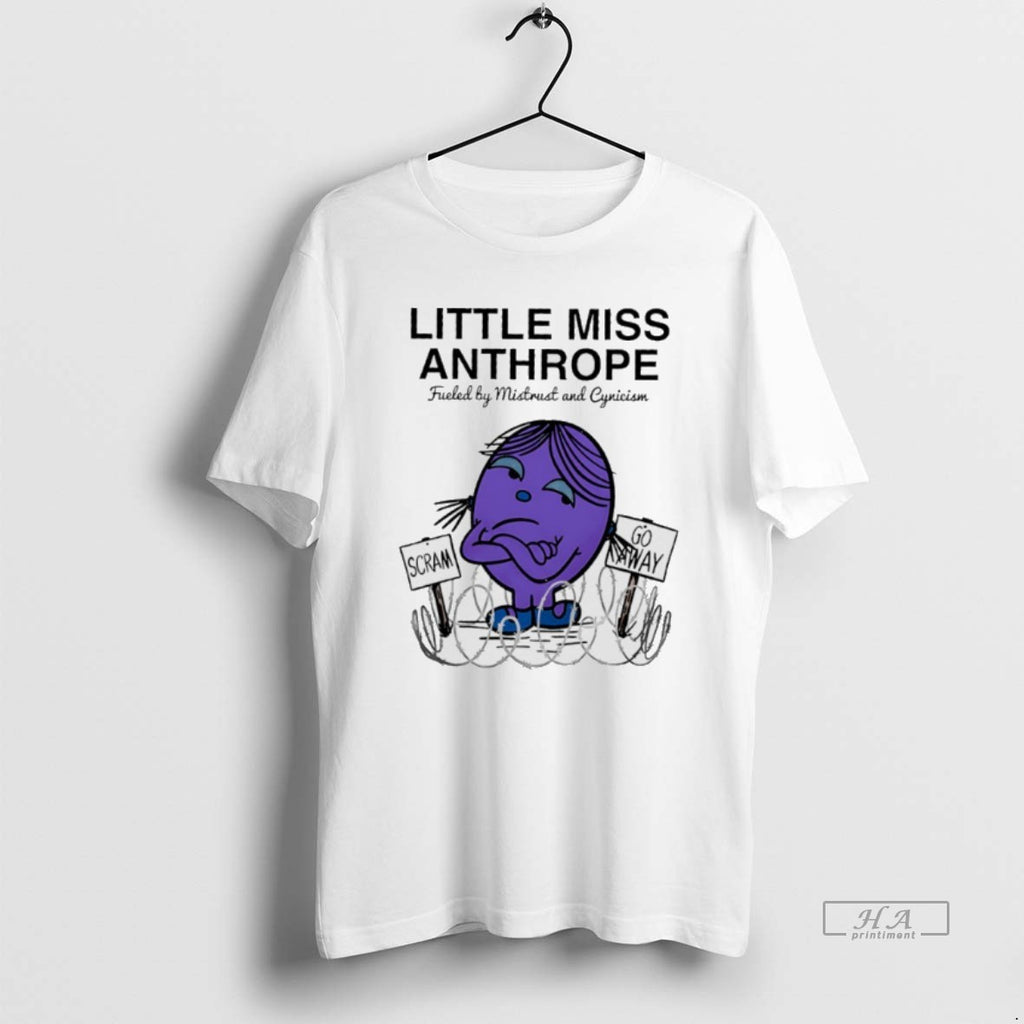 Official Little Miss Anthrope Fueled Mistrust And Cynicism T-Shirts, Hoodie, Sweatshirt | PureTeeCo.com
