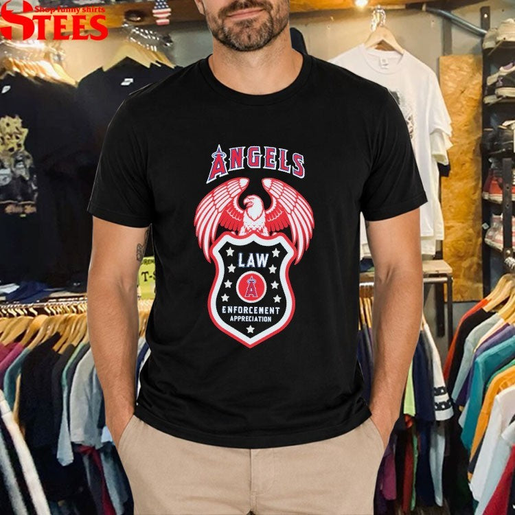 Los Angeles Angels Law Enforcement Appreciation T-shirts