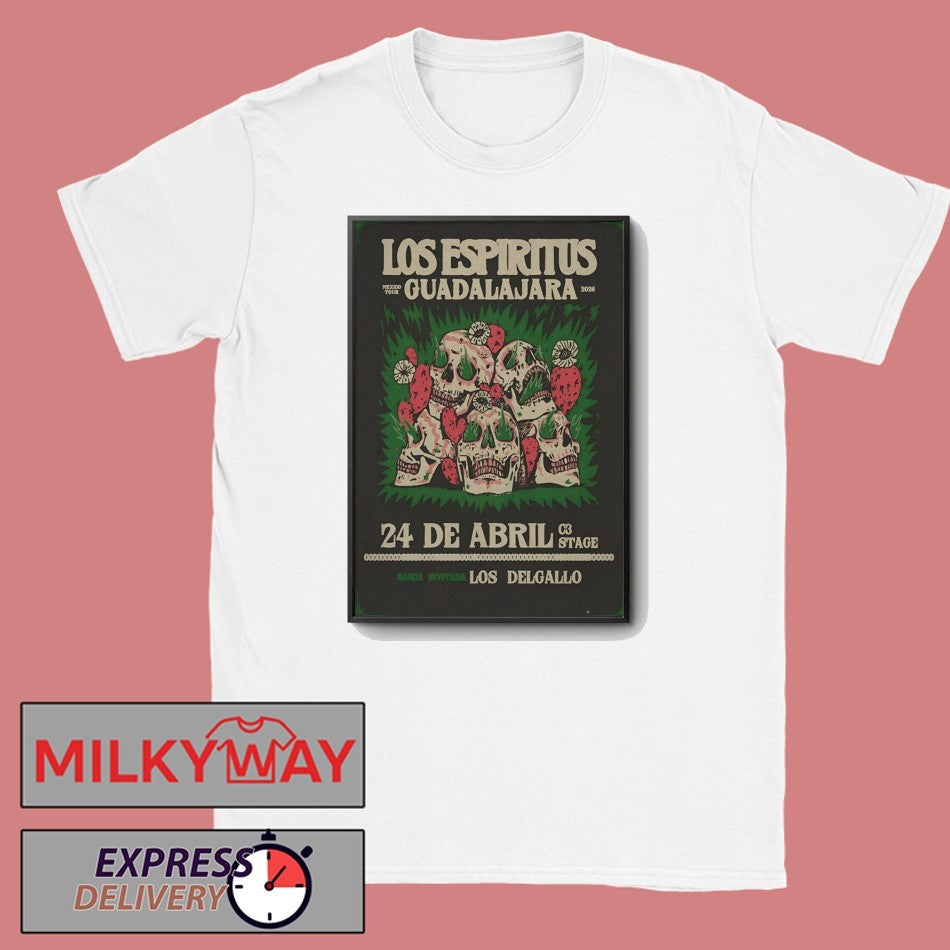 Los Espiritus C3 Stage in Guadalajara Mexico Apr 24 2026 Poster shirt