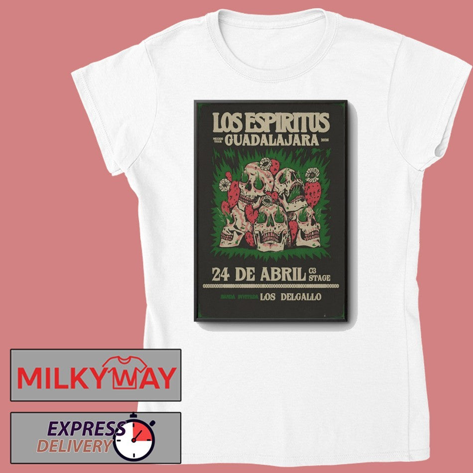 Los Espiritus C3 Stage in Guadalajara Mexico Apr 24 2026 Poster shirt