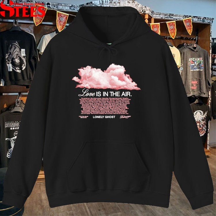 Love Is In The Air Life In The Clouds Lonely Ghost T-shirts