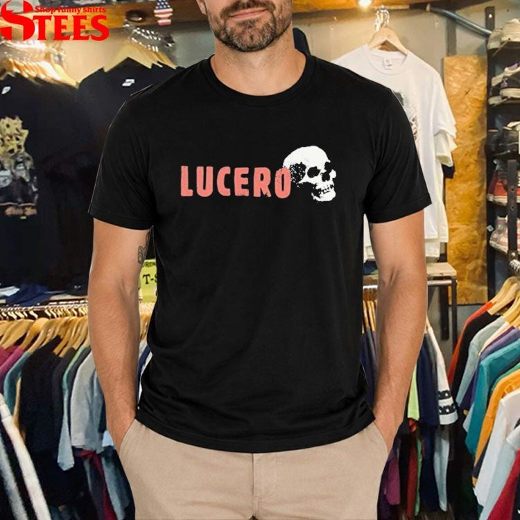 Lucero Skull Leaves T-shirts