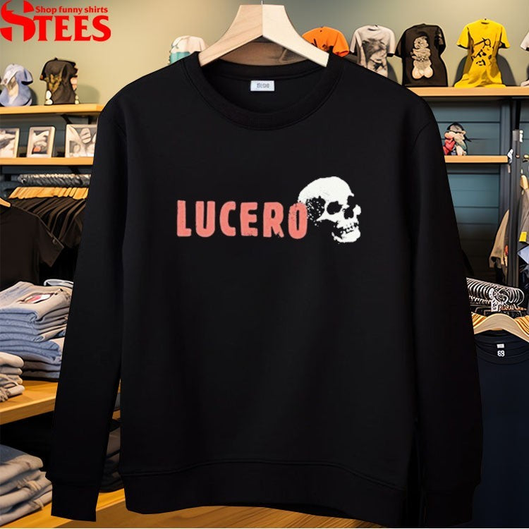 Lucero Skull Leaves T-shirts
