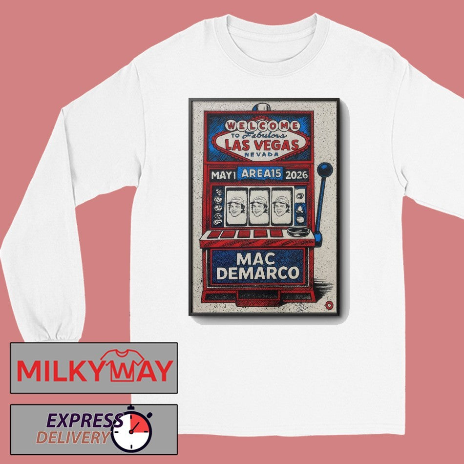 Mac DeMarco Show at Area15, Las Vegas, NV 05.01.2026 Poster shirt