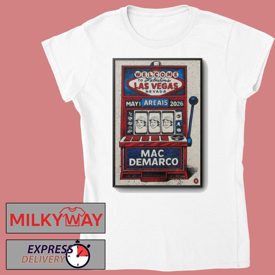 Mac DeMarco Show at Area15, Las Vegas, NV 05.01.2026 Poster shirt