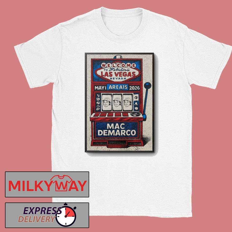 Mac Demarco In Las Vegas NV On May 1 2026 Event Poster shirt
