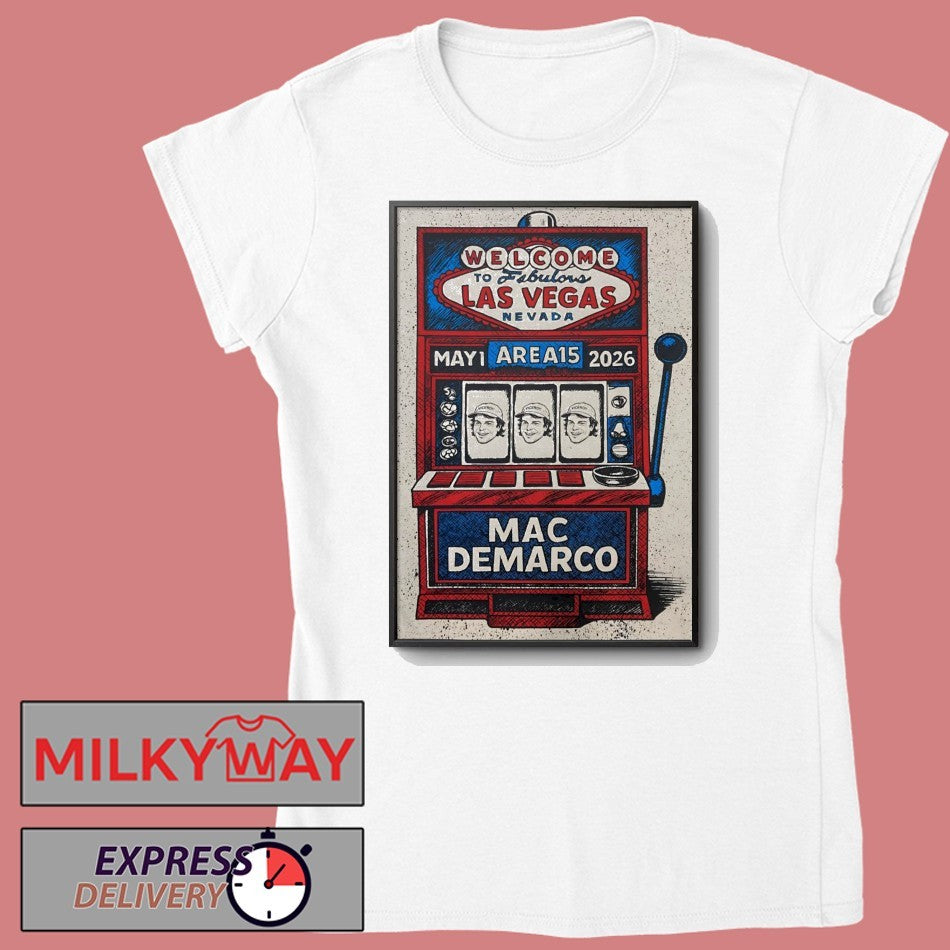 Mac Demarco In Las Vegas NV On May 1 2026 Event Poster shirt