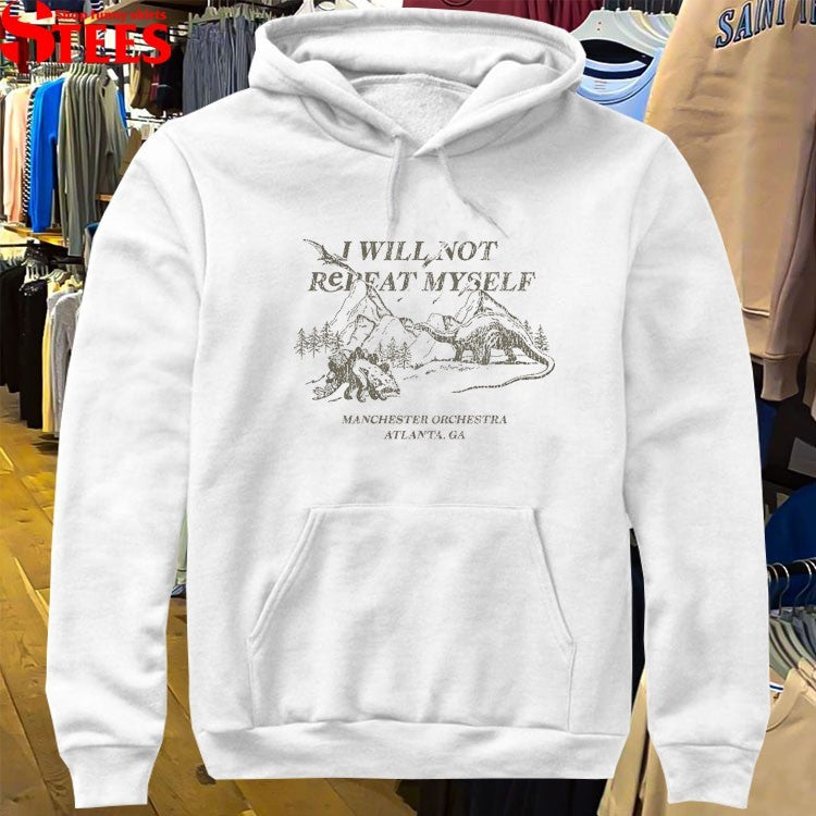 Manchester Orchestra I Will Not Repeat Myself Atlanta GA Dinosaur T-shirts