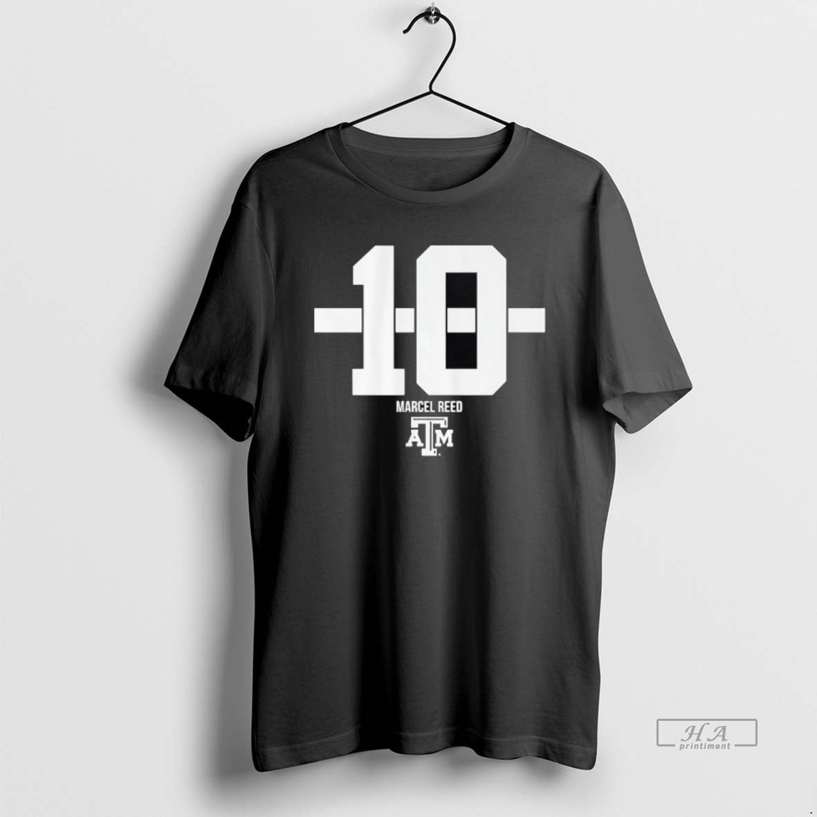Official Marcel Reed 10 Stripe Texas Am Football T-Shirts, Hoodie, Sweatshirt | PureTeeCo.com