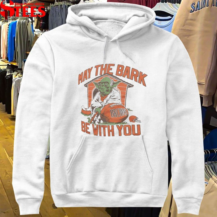 Master Yoda Cleveland Browns May The Bark Be With You T-shirts
