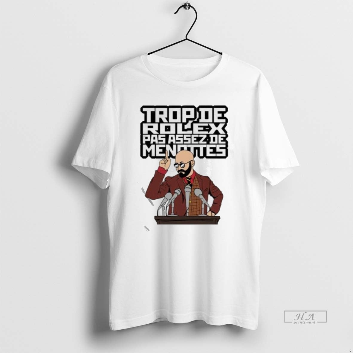 Official Max Richard Rolex Pas Assez De Menottes Graphic T-Shirts, Hoodie, Sweatshirt | PureTeeCo.com