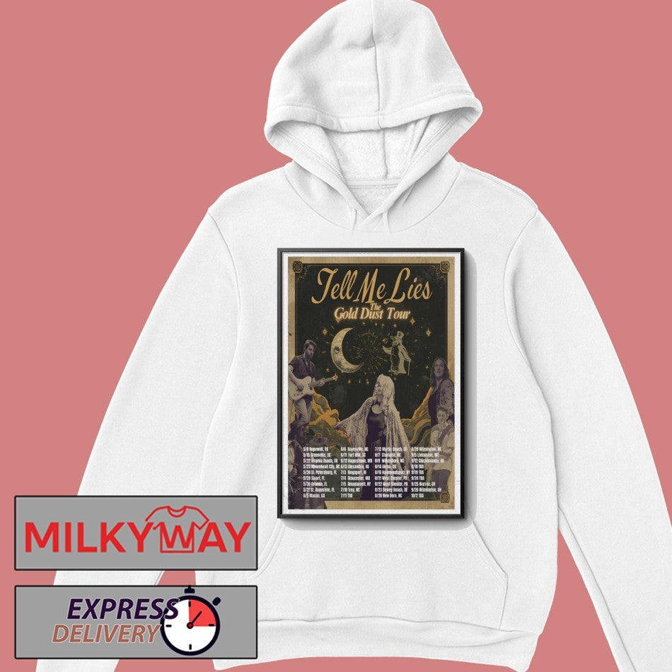 May – Aug 2026 Limited Tell Me Lies Poster Tour shirt