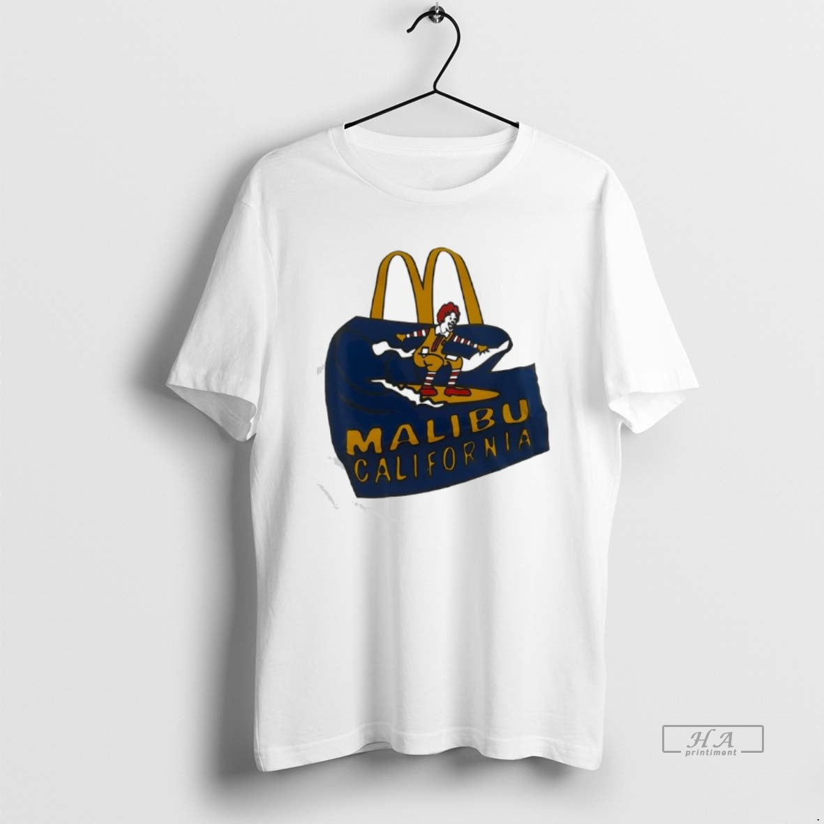 Official Mcdonalds Malibu California Graphic T-Shirts, Hoodie, Sweatshirt | PureTeeCo.com