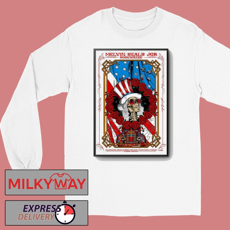 Melvin Seals And JGB Eugene OR 7 4 2026 Poster shirt