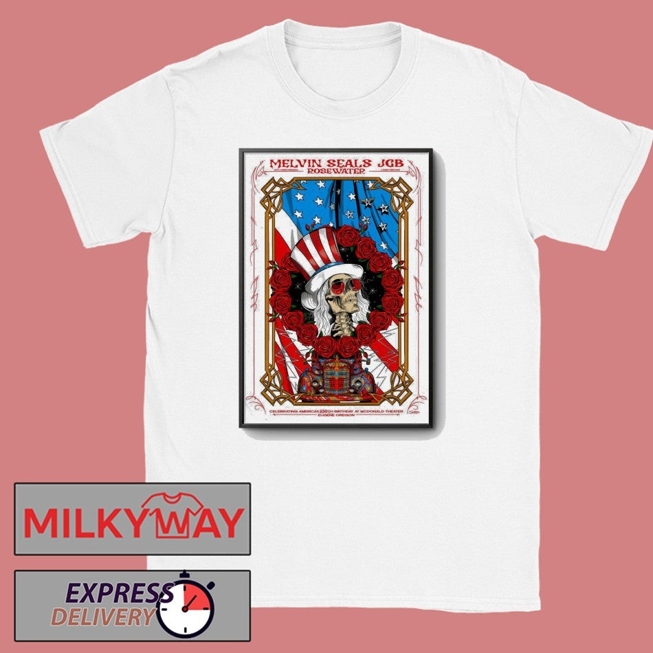 Melvin Seals And JGB Eugene OR 7 4 2026 Poster shirt