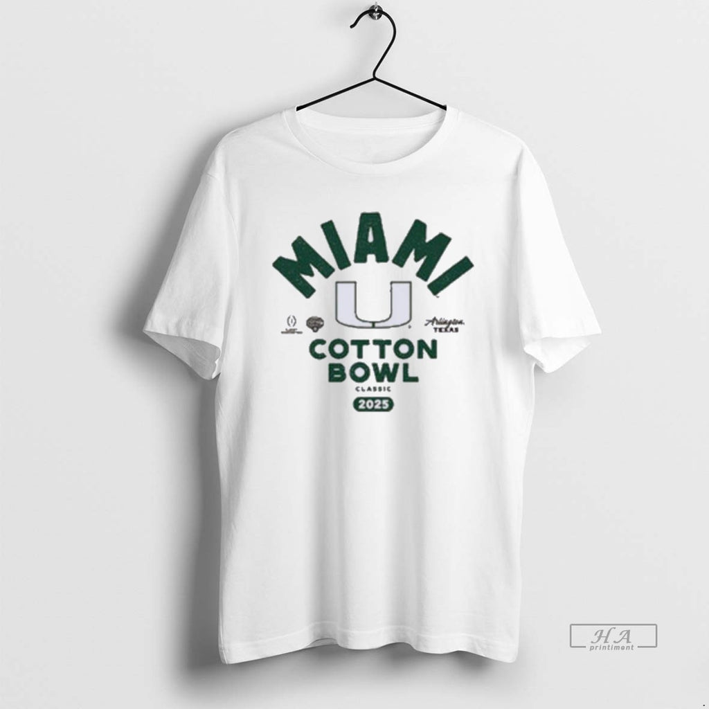 Official Miami College Football Playoff 2026 Cotton Bowl Classic T-Shirts, Hoodie, Sweatshirt | PureTeeCo.com