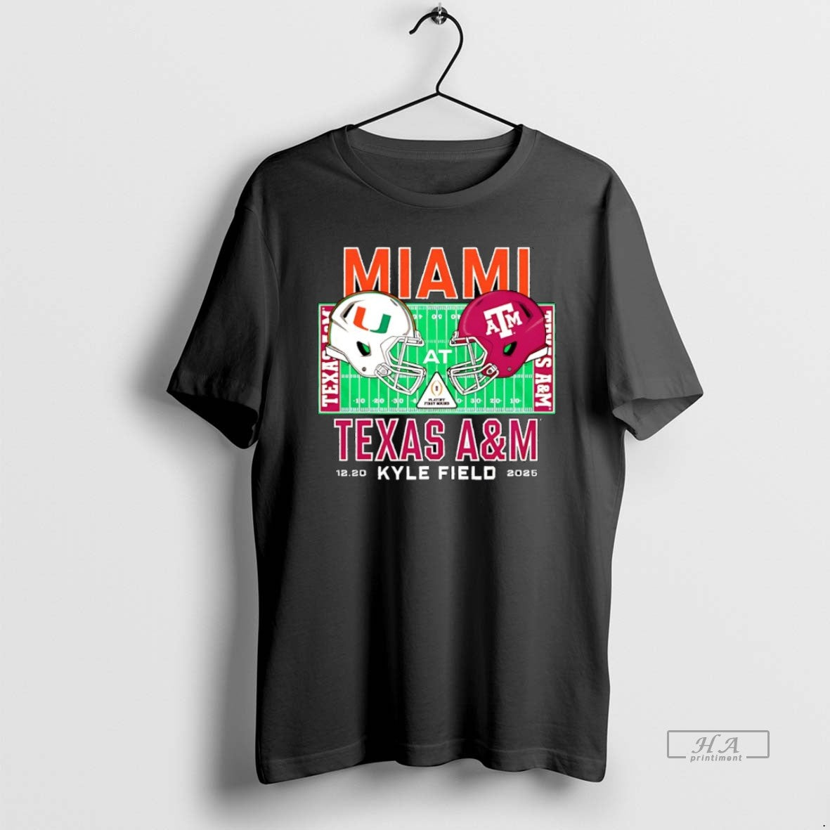 Official Miami Vs Texas Am 2025 College Football Playoff Kyle Field Christmas T-Shirts, Hoodie, Sweatshirt | PureTeeCo.com