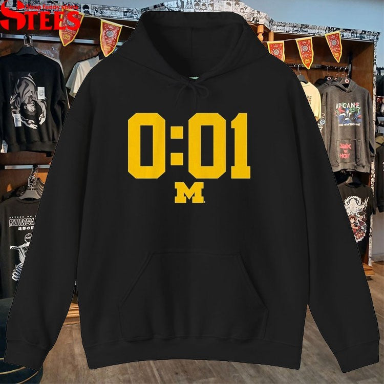 Michigan Wolverines Football A Lot Can Happen In 0 01 Second T-shirts