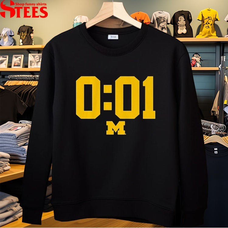 Michigan Wolverines Football A Lot Can Happen In 0 01 Second T-shirts