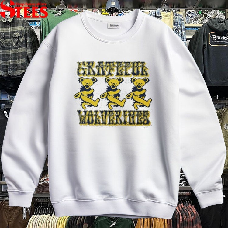 Michigan Wolverines Grateful Dead Bears T-shirts