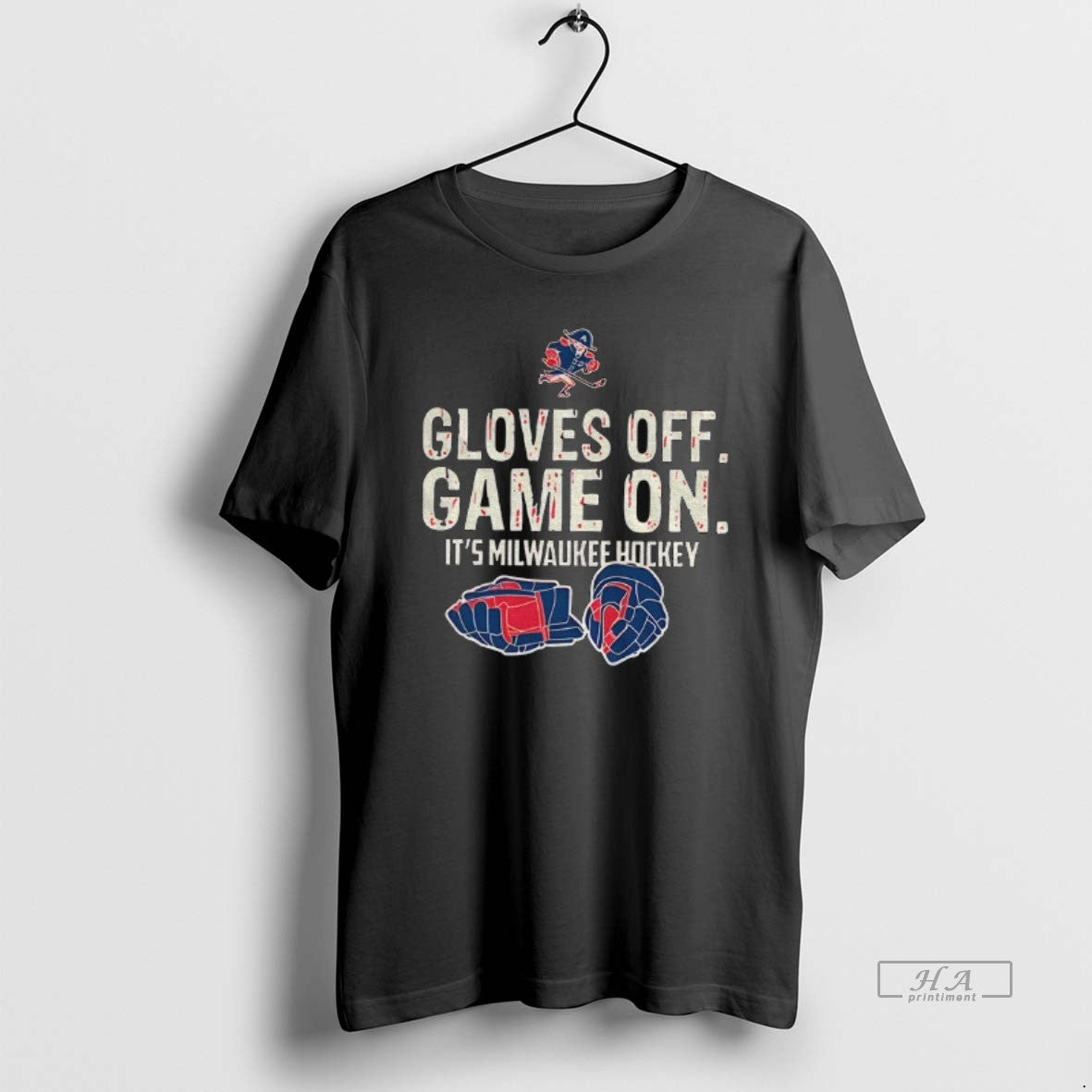 Official Milwaukee Admirals Hockey Gloves Off Game On Its Milwaukee Hockey T-Shirts, Hoodie, Sweatshirt | PureTeeCo.com