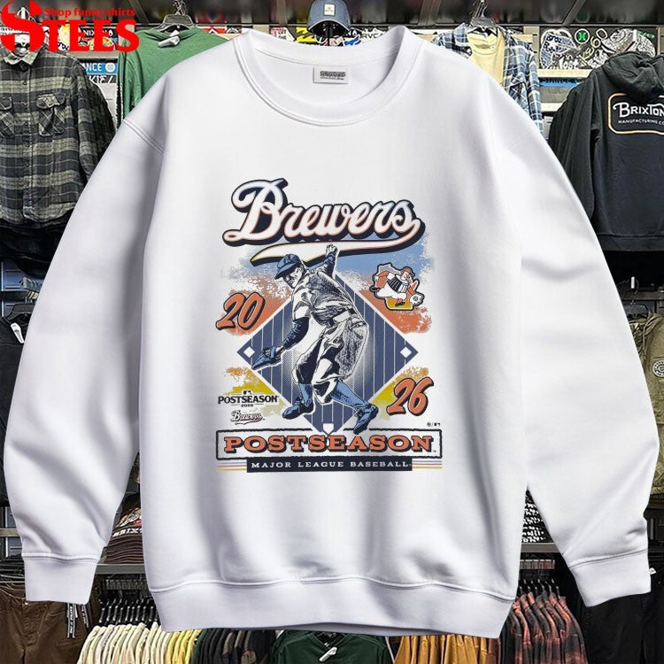 Milwaukee Brewers 2026 Postseason Participant Playoff Major League Baseball T-Shirts