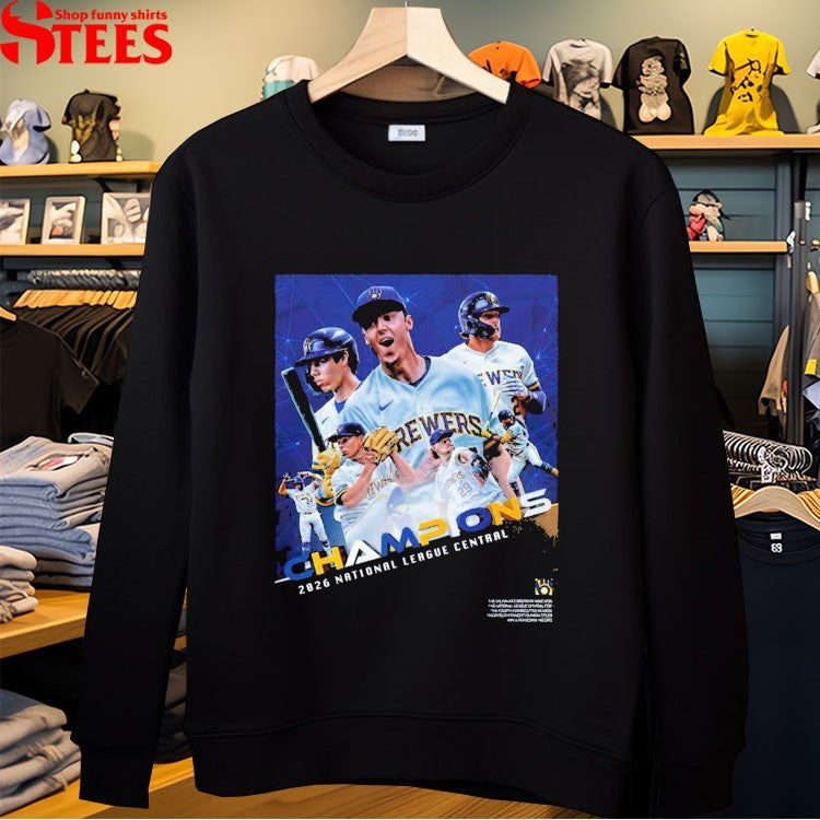 Milwaukee Brewers Is The NL Central Champions 2026 For The Fourth Straight T-Shirts