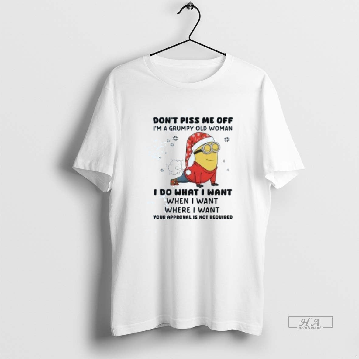 Official Minion Dont Piss Me Off I Do What I Want Christmas T-Shirts, Hoodie, Sweatshirt | PureTeeCo.com