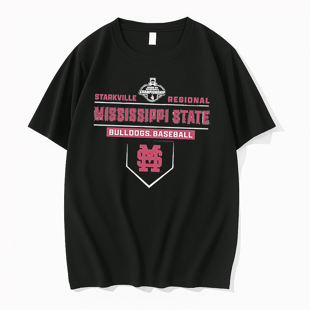 Official Mississippi State Bulldogs Baseball Starkville Regional 2026 Tee T Shirts