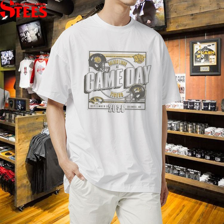 Missouri Tigers Football vs Arkansas-Pine Bluff Golden Lions At Gameday September 3 2026 Columbia MO T-shirts