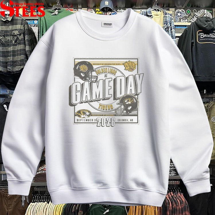 Missouri Tigers Football vs Arkansas-Pine Bluff Golden Lions At Gameday September 3 2026 Columbia MO T-shirts