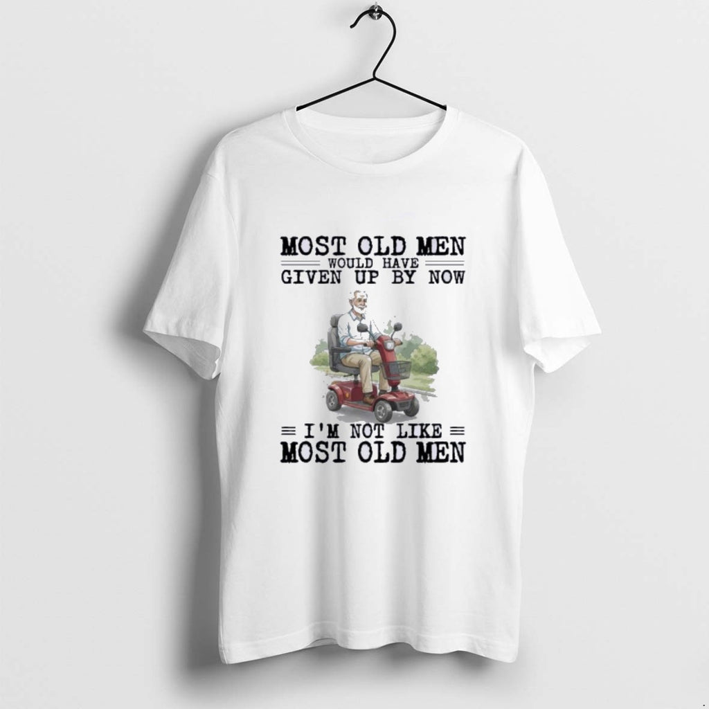 Official Mobility Scooter Most Old Men Would Have Given Up By Now T-Shirts, Hoodie, Sweatshirt | PureTeeCo.com