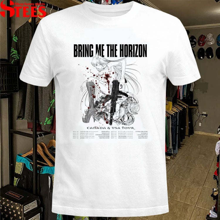 Motionless In White Canada And USA Tour 2026 Dates With Bring Me The Horizon And The Plot In You T-shirts