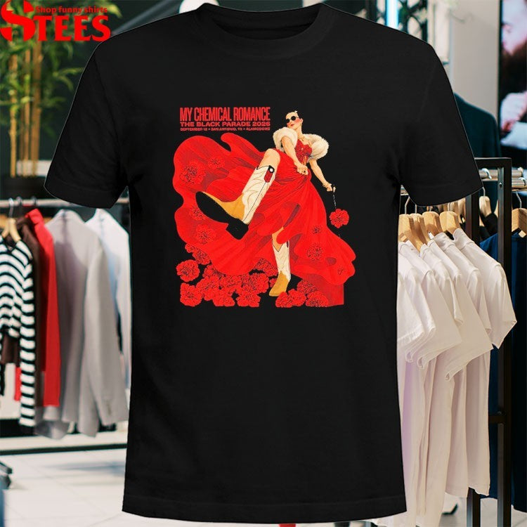 My Chemical Romance The Black Parade At Aladome In San Antonio TX On September 12 2026 Flower T-Shirts