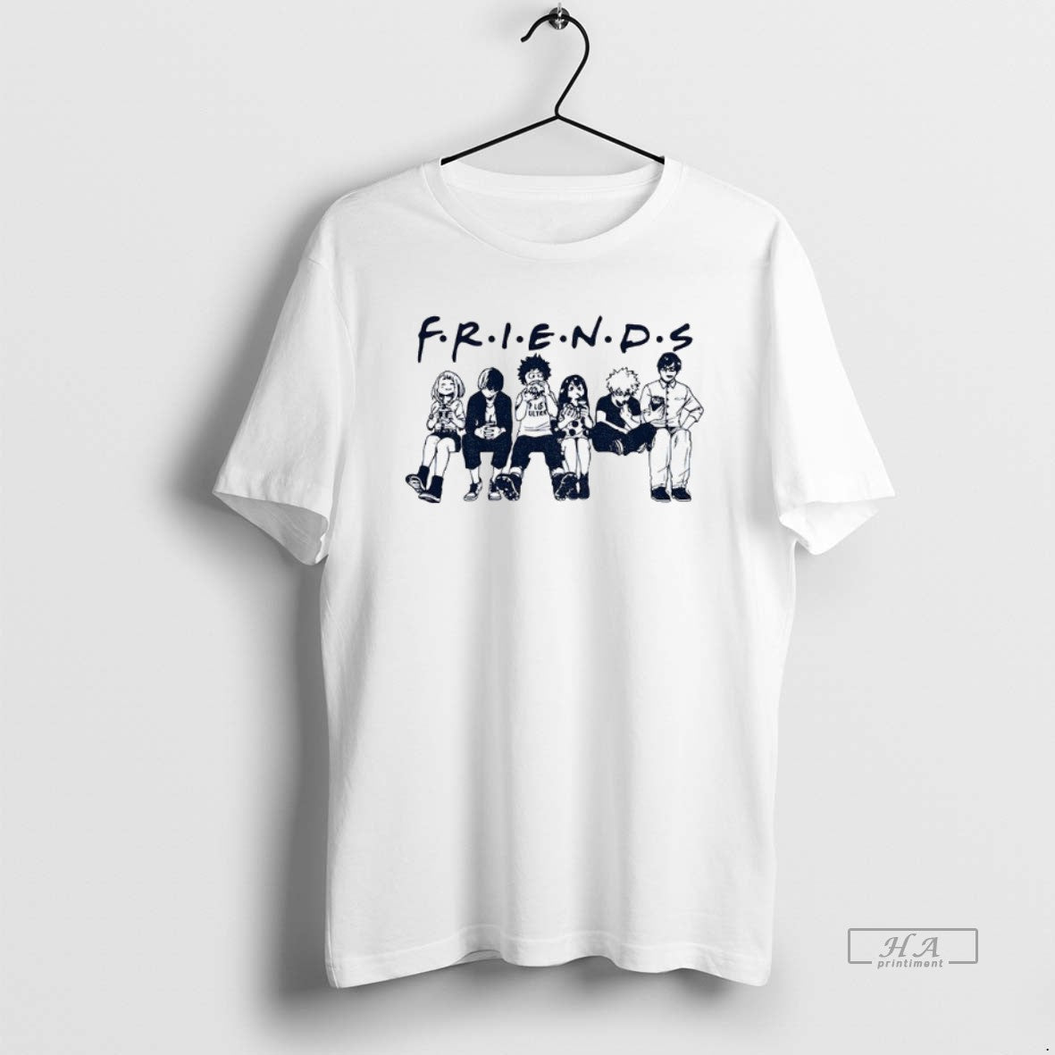 Official My Hero Academia Friends Anime T-Shirts, Hoodie, Sweatshirt | PureTeeCo.com