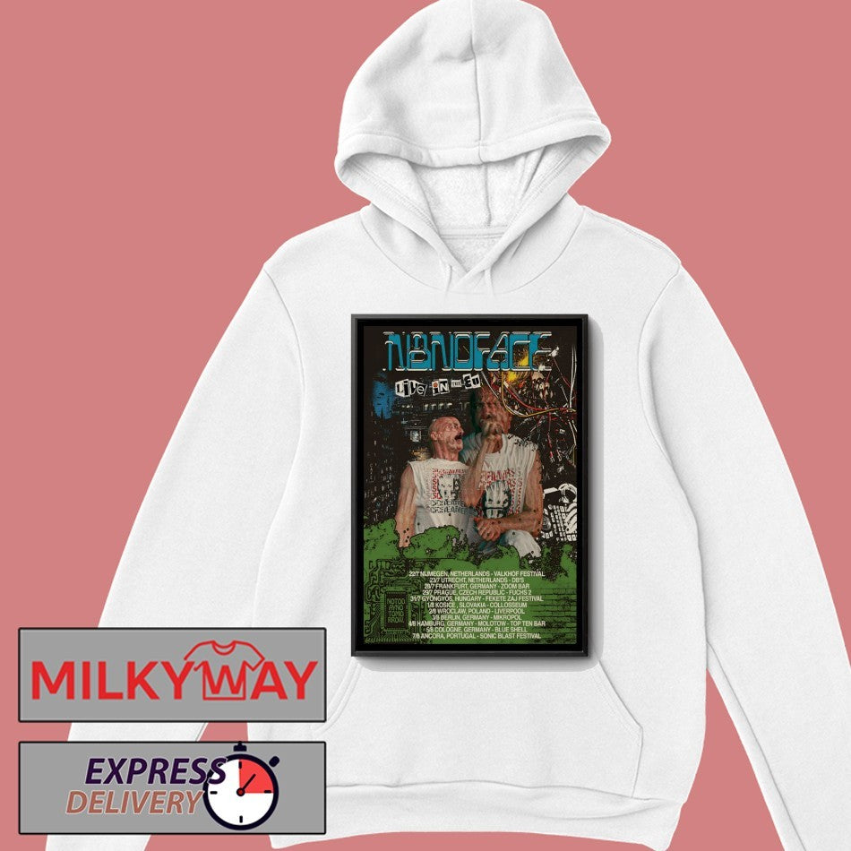 N8NOFACE EU 2026 Tour Poster shirt