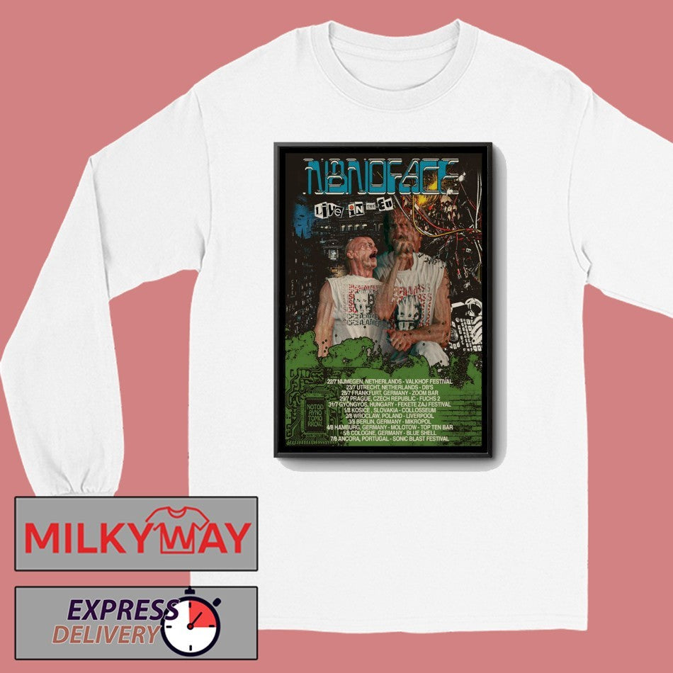N8NOFACE EU 2026 Tour Poster shirt