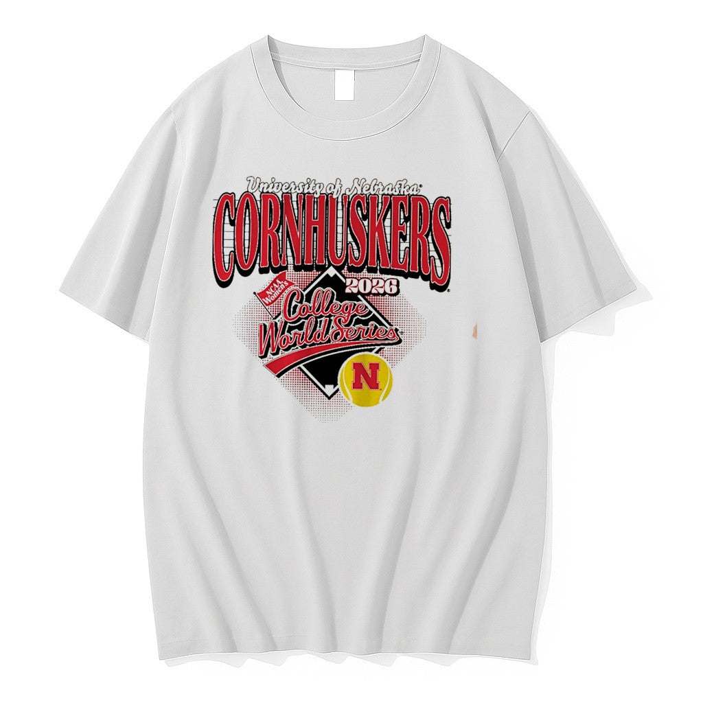 Official Nebraska Softball 2026 Womens College World Series Tee T Shirts Jpg