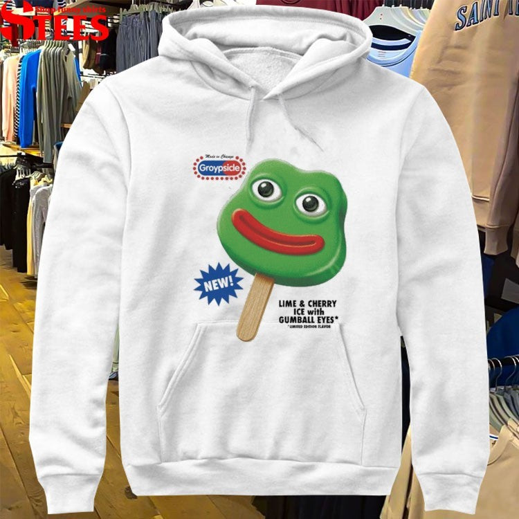 Nick Fuentes Groypsicle Lime And Cherry Ice With Gumball Eyes T-shirts