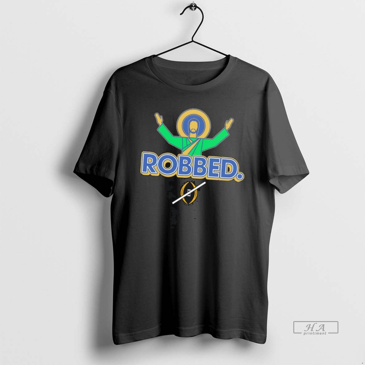 Official Notre Dame Fighting Irish Robbed College Football Playoff T-Shirts, Hoodie, Sweatshirt | PureTeeCo.com