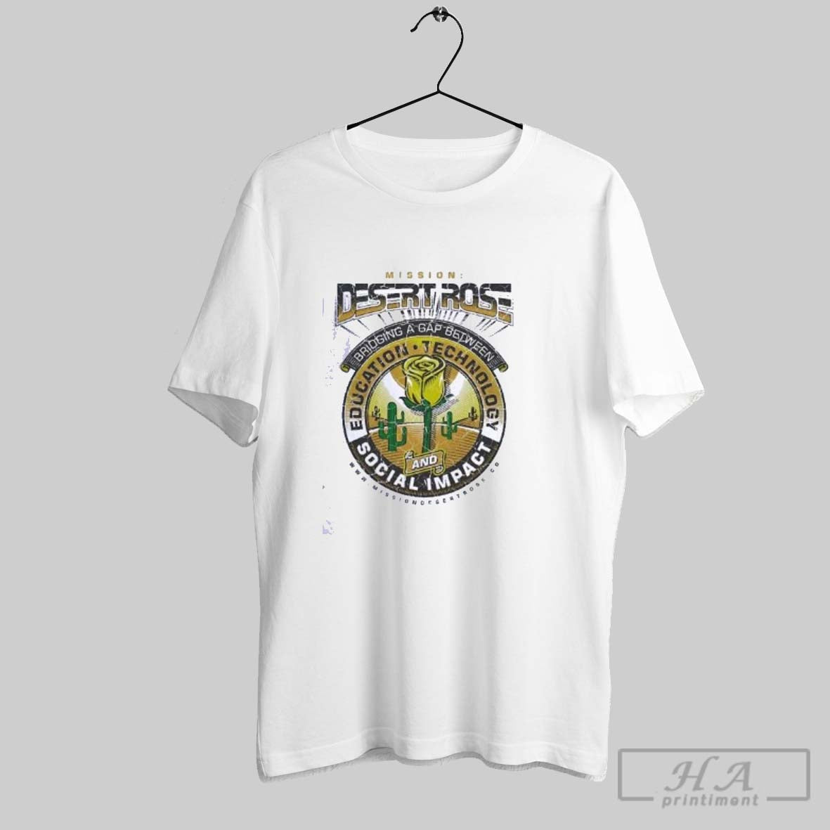 Official Official Mission Desert Rose Bridging A Gap Between Education Technology Social And Impact Shirts